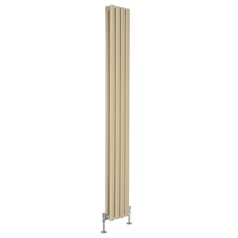 Milano Aruba Elk Brown 1780mm Vertical Double Panel Designer Radiator