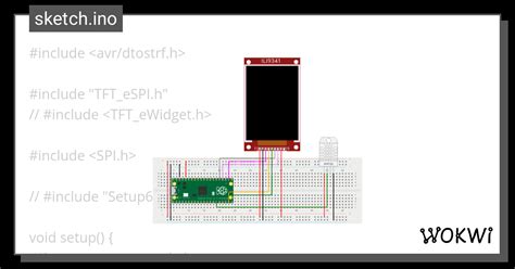 Tft Sensor Ringmeter TFT ESPI PS V1 Wokwi ESP32 STM32 Arduino Simulator