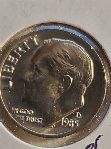 1985 D Roosevelt Dime For Sale Buy Now Online Item 783789