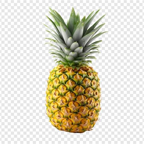 Fruit d ananas isolé sur fond transparent PSD Gratuite