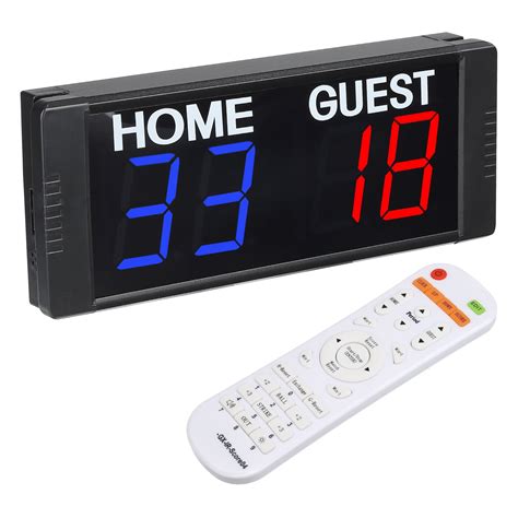 Score Keeper Portable Tabletop Electronic Scoreboard With Remote