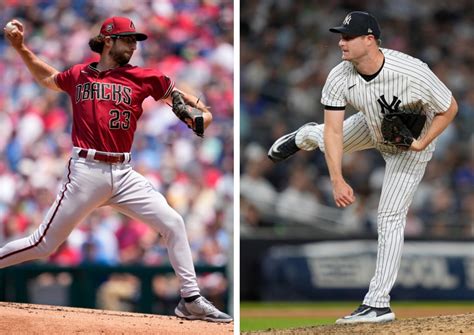 Yankees Gerrit Cole Diamondbacks Zac Gallen Named Starting Pitchers