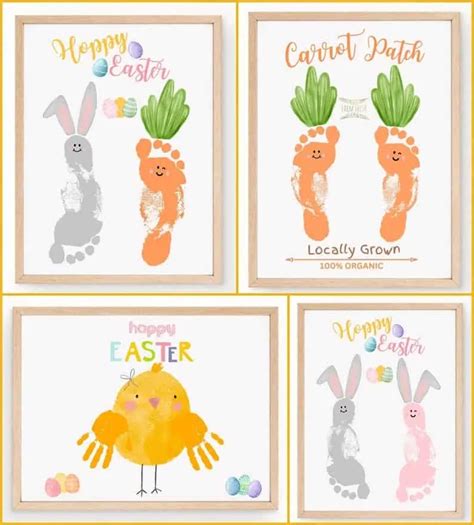 Easter Handprint Art - With Printable Templates