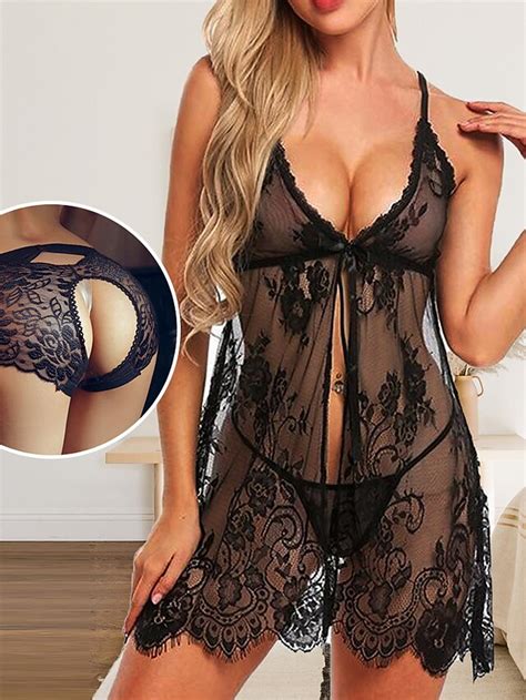 Damen Sexy Dessous Sets St Ck Einfarbig Liebende Sexy Komfort Heim