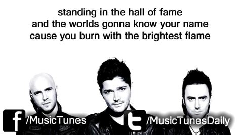 The Script Hall Of Fame Lyrics Feat Will I Am Youtube