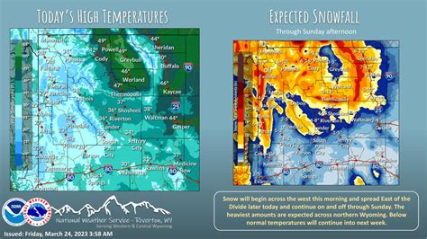 Snow Showers With a High Near 33 - SweetwaterNOW