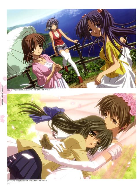 Ikeda Kazumi Clannad Fujibayashi Ryou Furukawa Nagisa Ibuki Fuuko Ibuki