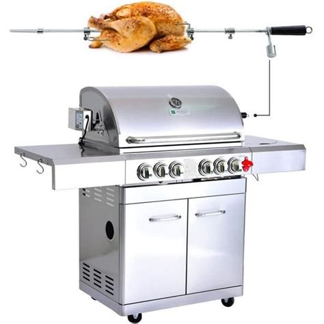 Razmisli Zahtjev Brazda Barbecue Charbon Vertical Inox 10 Personnes 2