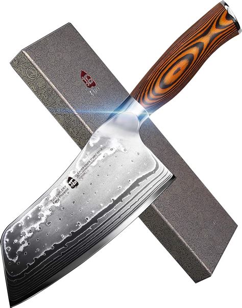 Tuo Cutlery Cleaver Knife Japanese Aus Layers Steel Chinese