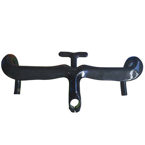 Road Handlebar Carbon bar Bicycle Handlebars Cycling Bicycle Integrated bars Carbon Handlebar ...