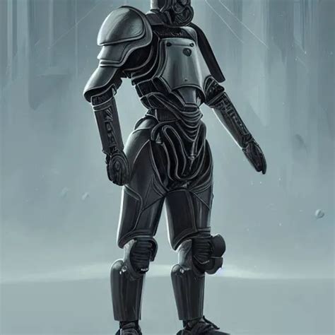 Symmetry Steel Plate Armor Sci Fi Techwear Stable Diffusion