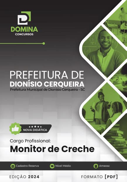 Apostila Monitor De Creche Dion Sio Cerqueira Sc