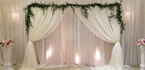 Green Wedding Backdrop