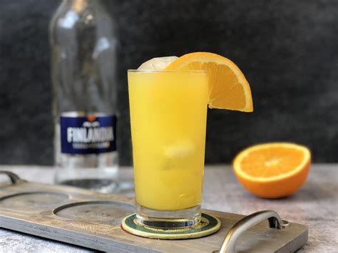 Destornillador Cóctel Fácil De Vodka Y Jugo De Naranja