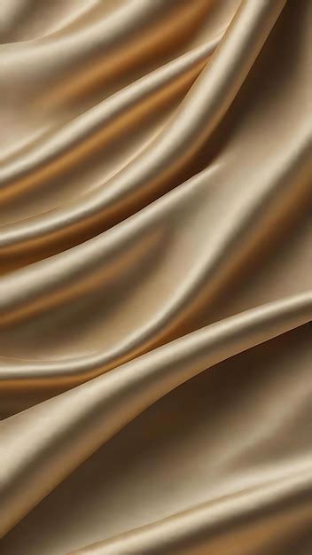 Premium Photo Beige Silk Fabric Texture