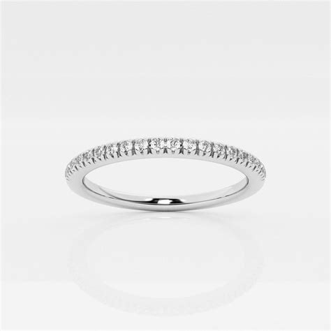 1 5 Ctw Round Lab Grown Diamond Wedding Band Grownbrilliance