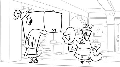 Spongebob Whale Watching animatic storyboards | Spongebob, Whale, Character