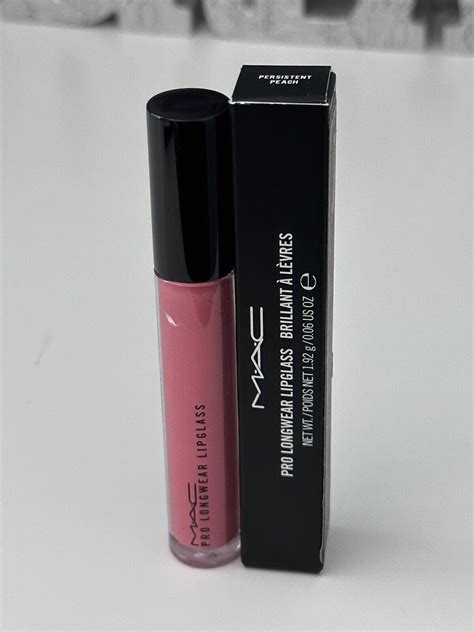 Mac Pro Longwear Lipglass Persistent Peach Ebay