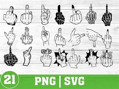 Middle Finger Svg Middle Finger Cricut Middle Finger Png Middle Finger