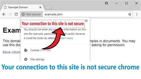 Your Connection To This Site Is Not Secure Chrome Fix Windows Mac