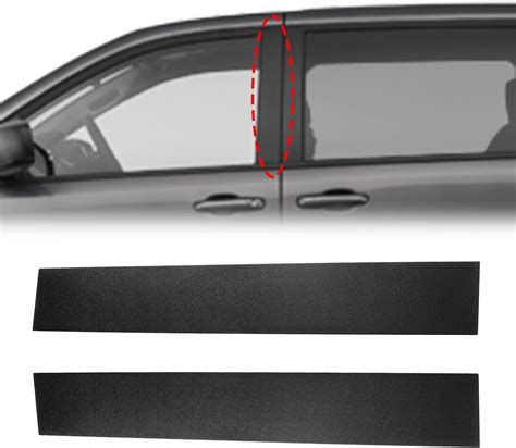 One Set Of Front Windshield Outer B Pillar Trim Door Moldings For