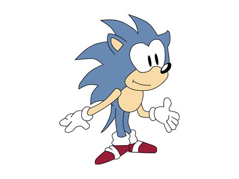 Sonic Original Concept 1 by SonicTeamAJ on DeviantArt