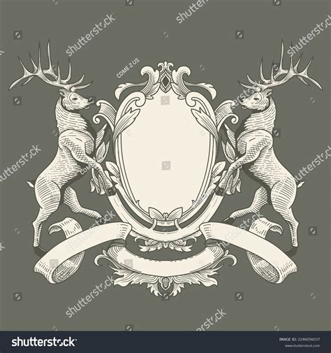 Heraldry Deer Photos and Images | Shutterstock