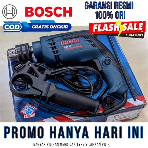 Jual BOSCH BOR LISTRIK 10MM 13MM GARANSI 5THN BETON GTOOLS GT14 GT12