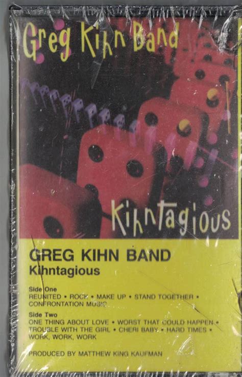 Greg Kihn Band Kihntagious 1984 Dolby Hx Pro Cassette Discogs