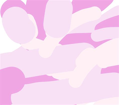 Vector Art Colorful Pink Paint Brush And Stroke Abstract Hand Painted