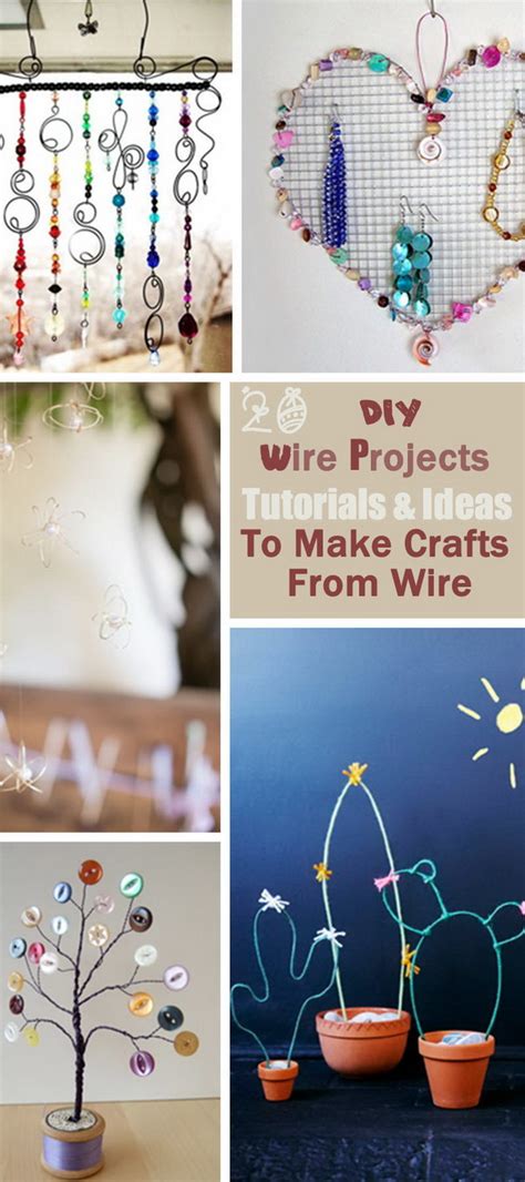 20 DIY Wire Projects - Tutorials & Ideas To Make Crafts From Wire 2022