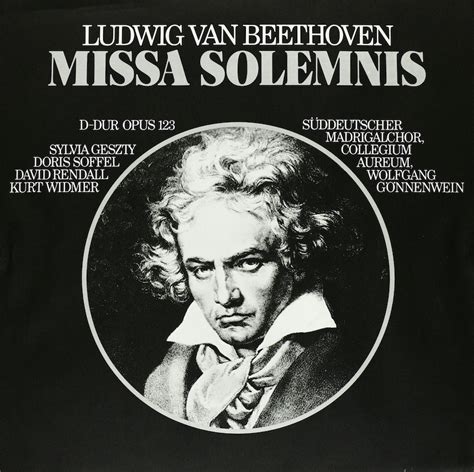 Wolfgang Gönnenwein Collegium Aureum Beethoven Missa Solemnis D dur