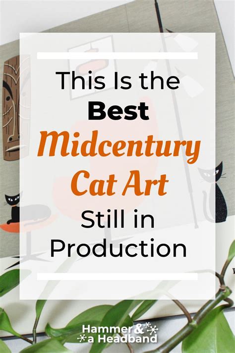 The Best Mid Century Modern Cat Art In Production Today