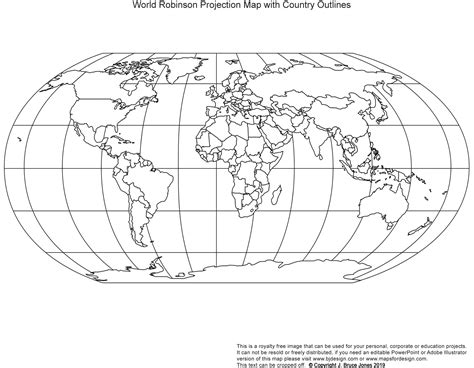 World Projections Blank Printable Clip Art Maps - FreeUSandWorldMaps