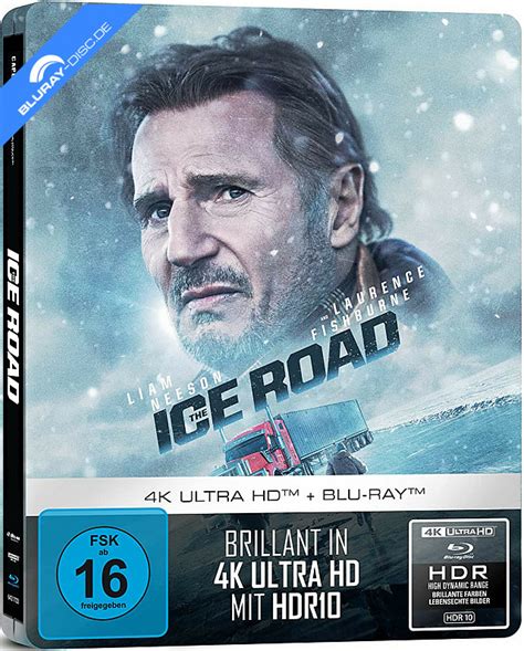 The Ice Road 2021 4K Limited Steelbook Edition 4K UHD Blu Ray Blu Ray