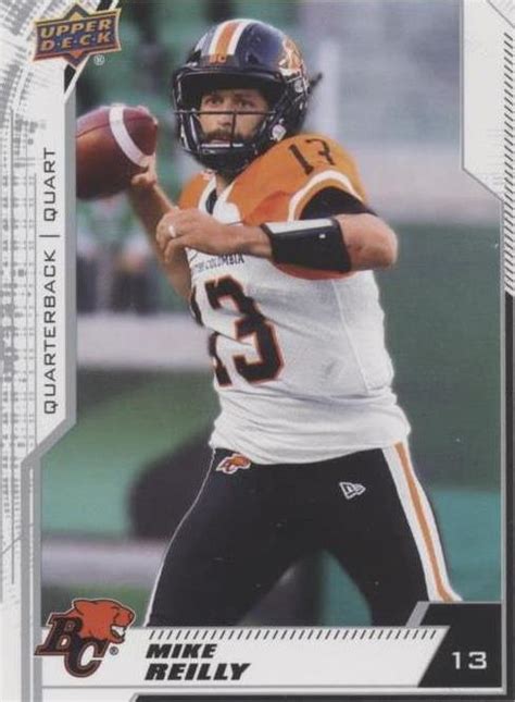 Upper Deck Cfl Mike Reilly For Sale Ebay