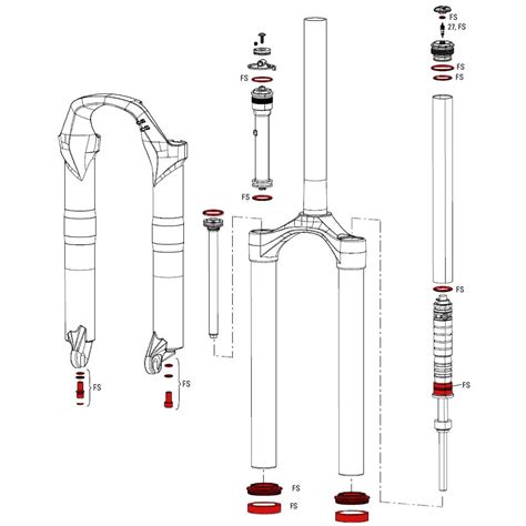 Rockshox Service Kit Full Recon Silver Solo Air Bike