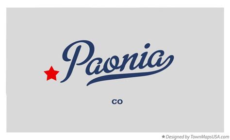 Map of Paonia, CO, Colorado