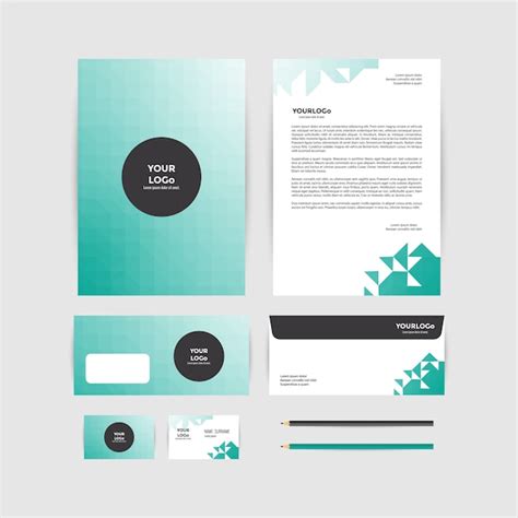 Premium Vector Corporate Identity Template