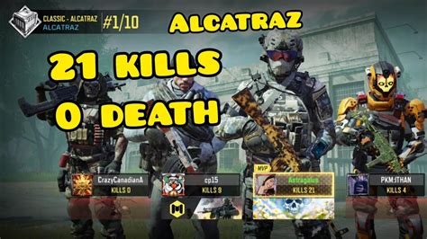 Codm Alcatraz Gameplay My First Alcatraz Match 21 Kills 0 Death