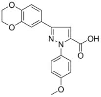 3 2 3 DIHYDRO 1 4 BENZODIOXIN 6 YL 1 4 METHOXYPHENYL 1H PYRAZOLE 5