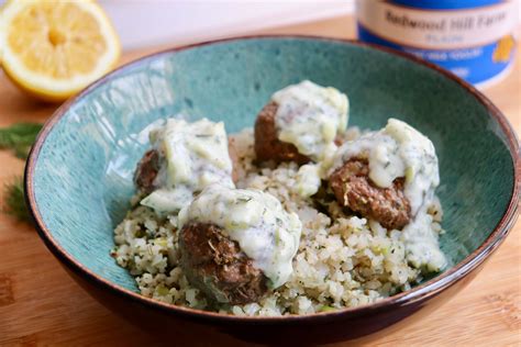 Lamb Meatballs With Tzatziki