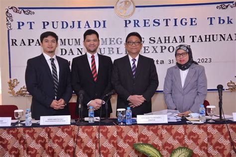 Pudjiadi Prestige Sepakat Tebar Dividen Rp 200 Per Lembar Saham