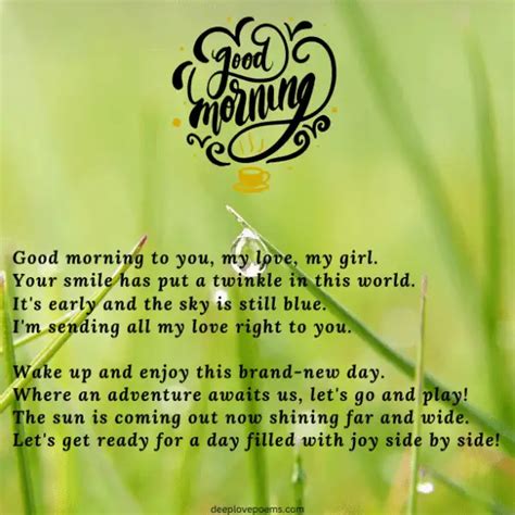 15 Good Morning Poem for Her - Deep Love Poems