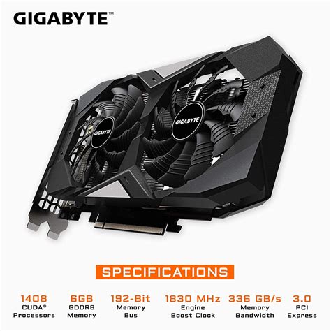 Gigabyte Nvidia Gtx 1660 Super 6gb Windforce Oc Computer Solution