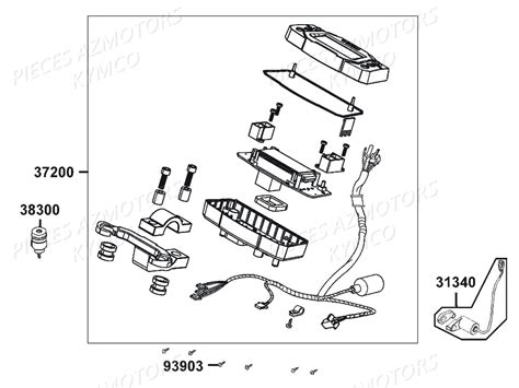 Compteur De Vitesses Pi Ces Kymco Neuves Pieces Agility Naked