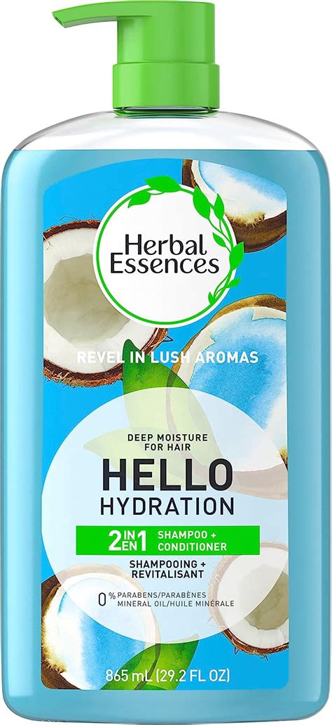 Herbal Essences Hello Hydration 2 In1 Shampoo Conditioner Body Wash Moisture For Hair 865