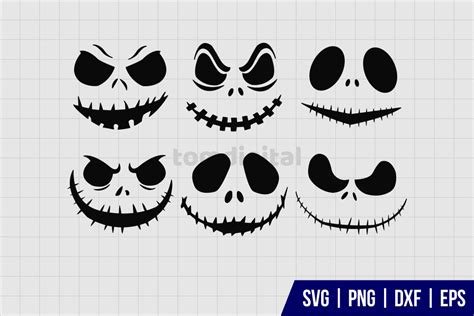 Halloween Ghost Face SVG Bundle - Gravectory