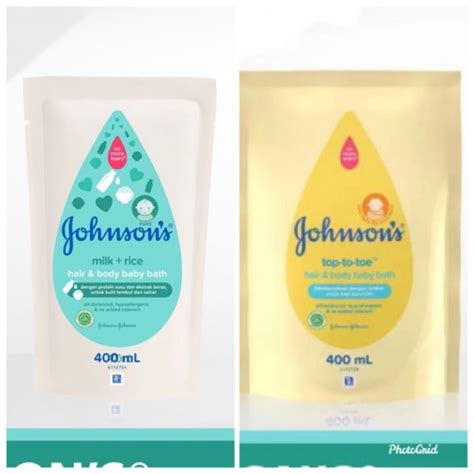 Jual JOHNSON S BABY Bath Refill Milk Rice 400ml Shopee Indonesia