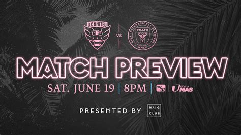 MATCH PREVIEW: Inter Miami CF to Visit D.C. United on Saturday | Inter ...